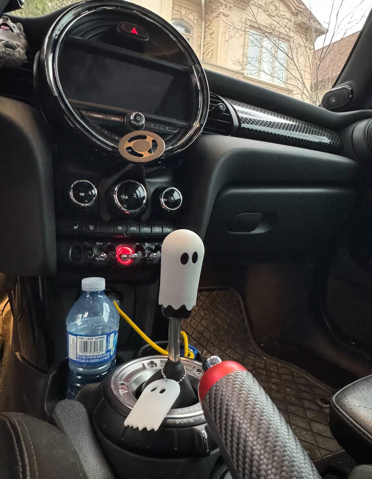 Spooky Ghost Car Gear Shift Knob😈🚀