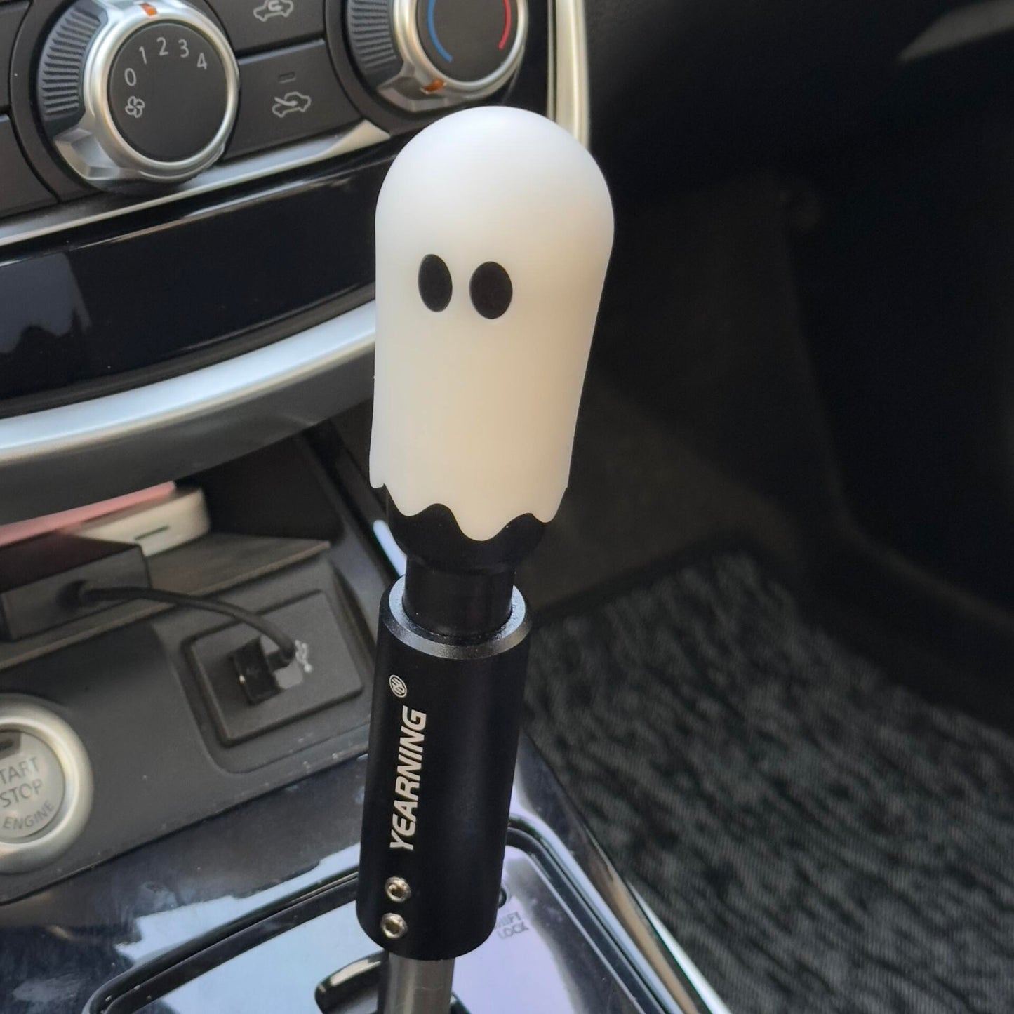 Spooky Ghost Car Gear Shift Knob😈🚀
