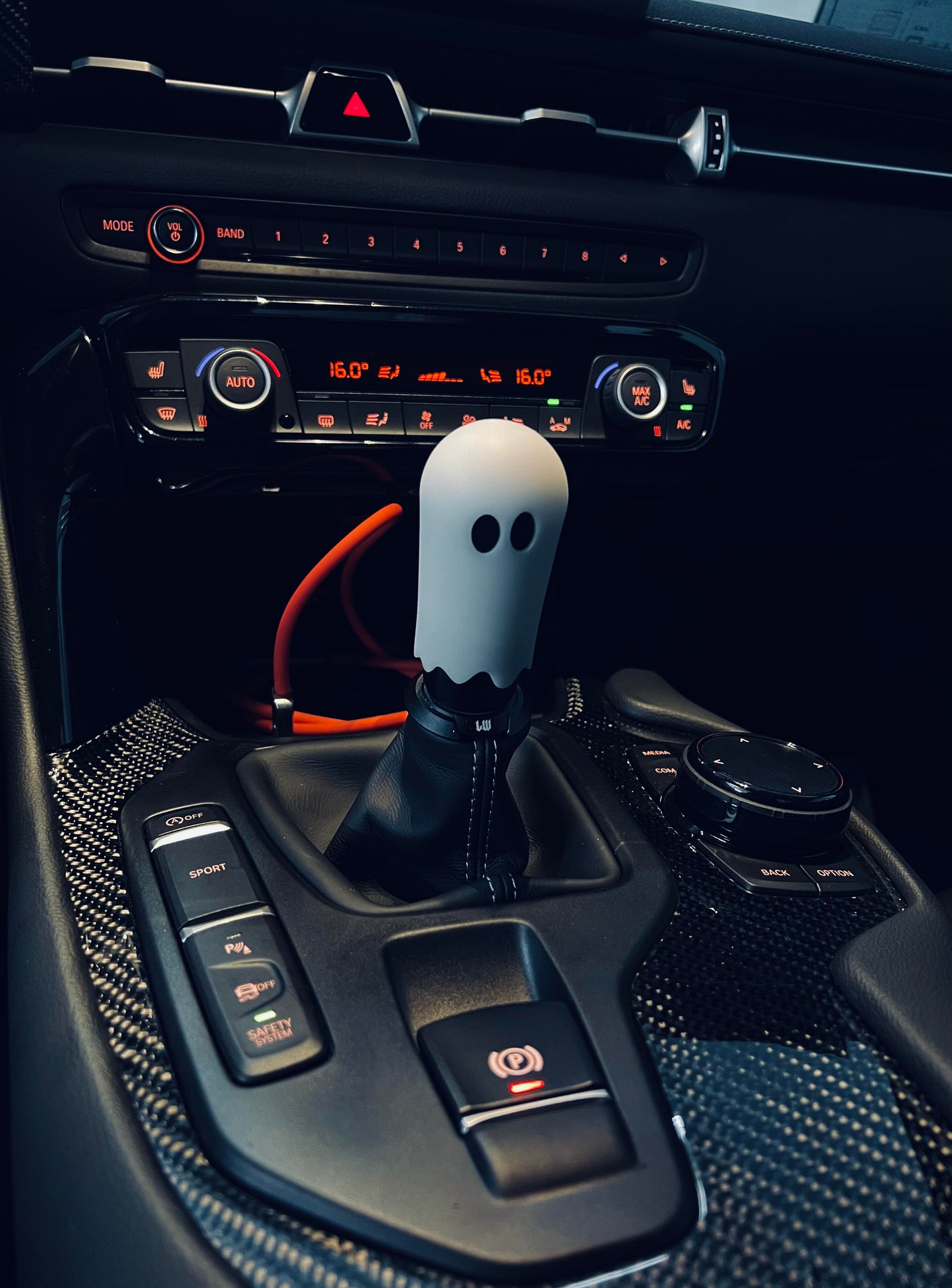 Spooky Ghost Car Gear Shift Knob😈🚀